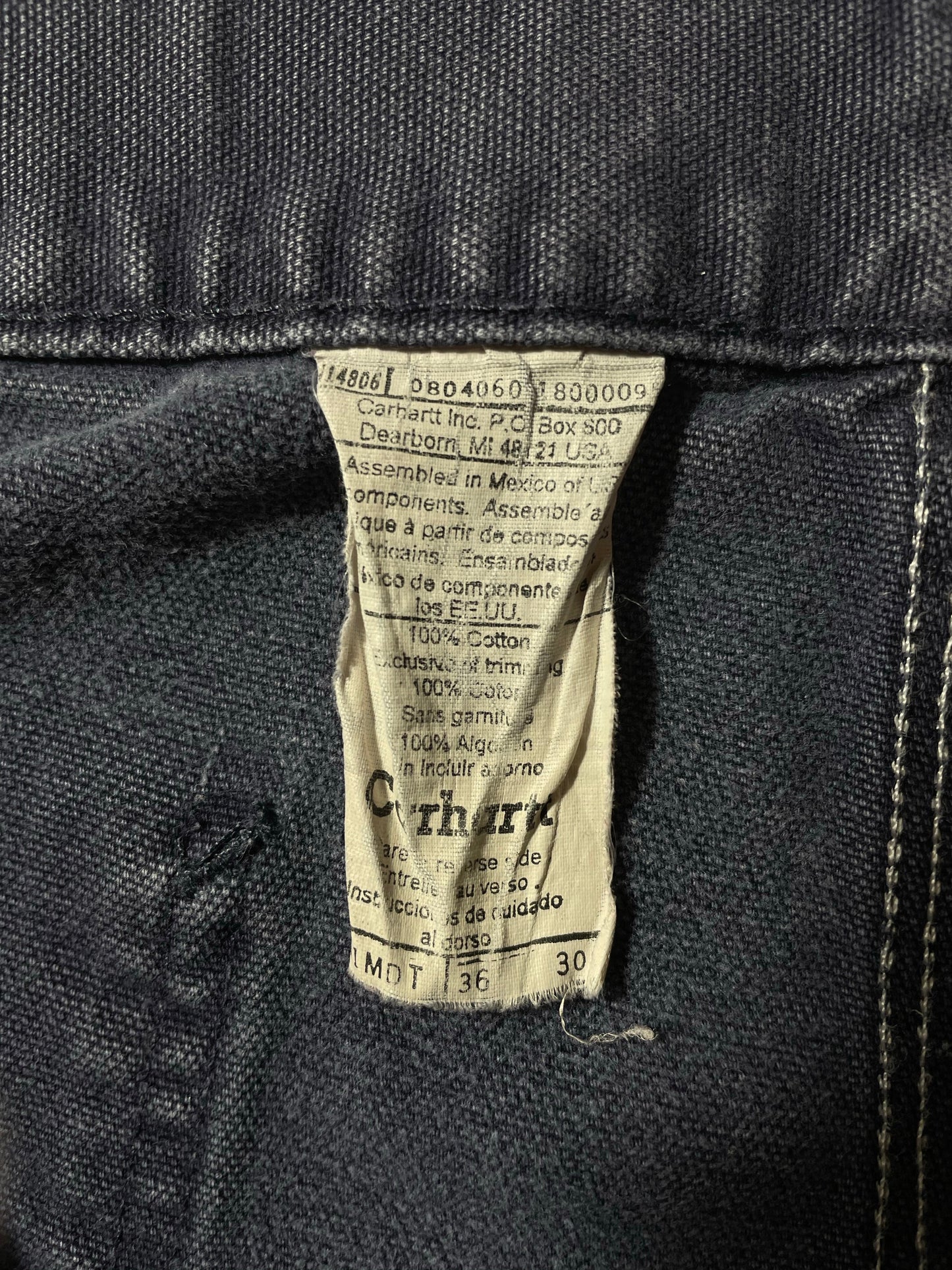 Vintage CARHARTT Size W36xL27.5 Duck Pants / E1317P