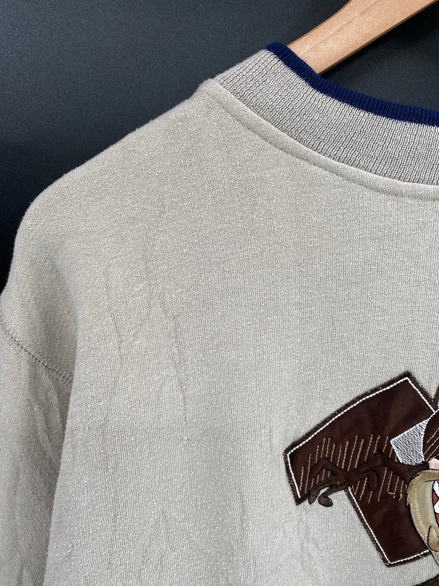 1996' LOONEY TUNES TAZ Size XL Vintage Sweat-shirt / k5675