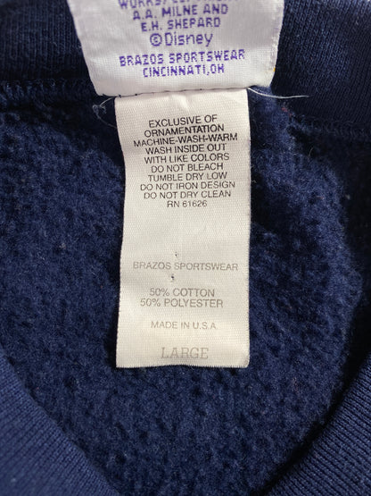 90's DISNEY WINNIE THE POOH x TIGER Made in USA Size L Vintage Sweat-shirt / A4855