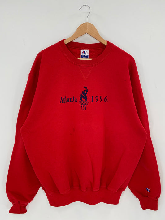 1996 CHAMPION X ATLANTA OLYMPICS Size XXL Vintage Sweat-Shirt / K7972