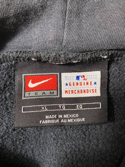 00' NIKE METS Size XL Vintage MLB Hoodie Sweat-shirt / K6387