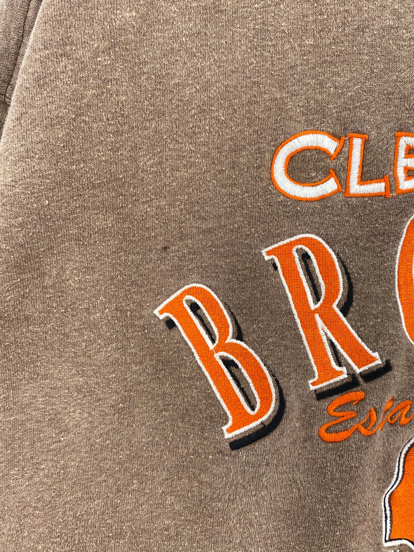 90's CLEVELAND BROWNS Size XL Vintage NFL Sweat-Shirt / A4412