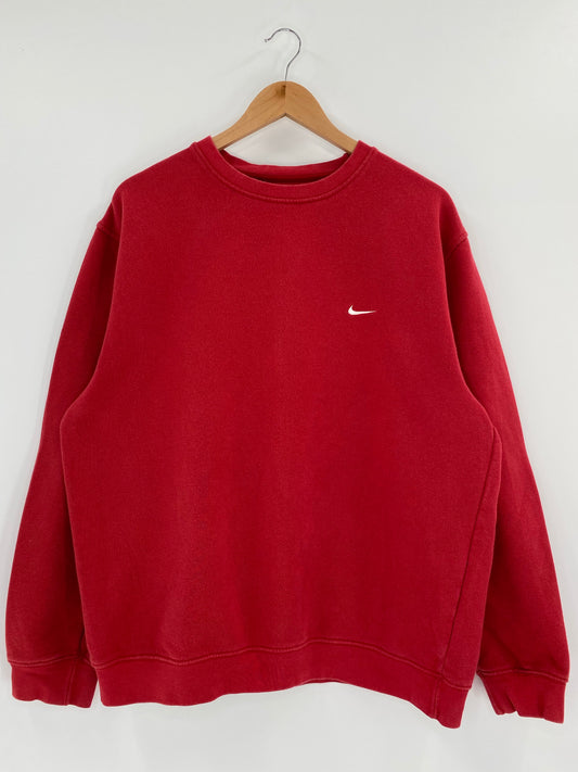00' NIKE MINI SWOOSH  Size L Vintage Sweat-Shirt / K4862