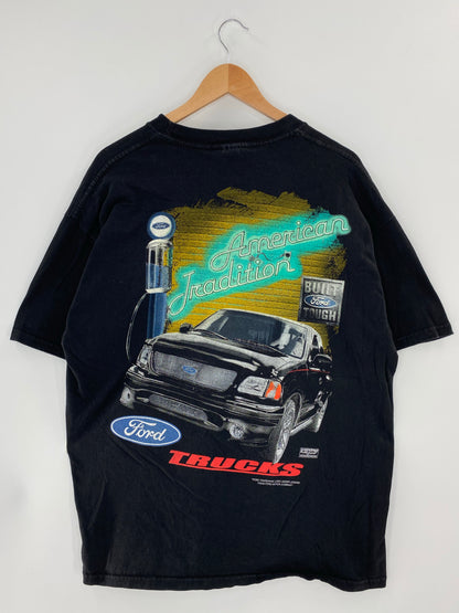Vintage FORD TRUCKS Size XL Racing-T-Shirt / k5052