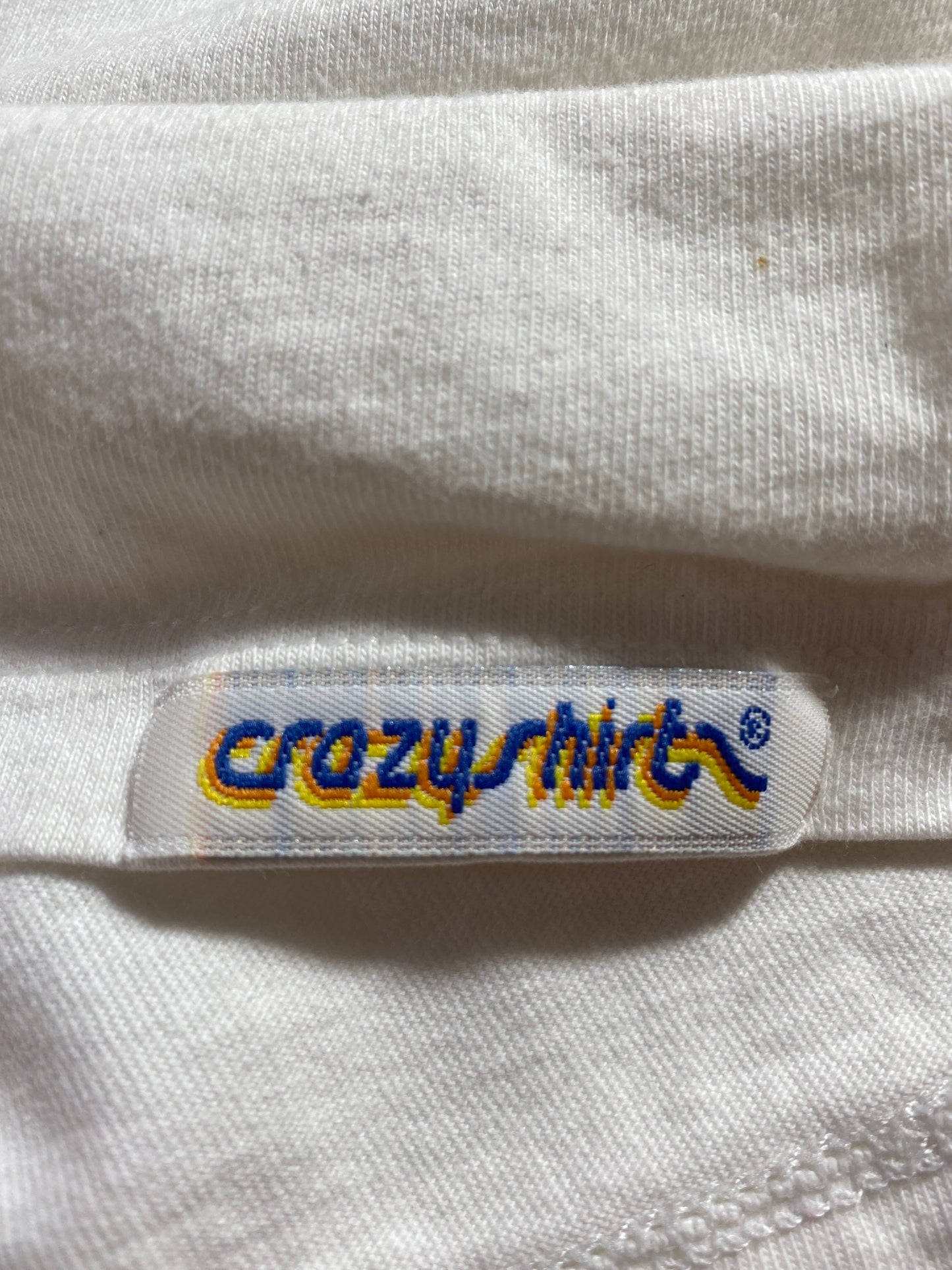 VINTAGE CRAZY SHIRT SURF THE NET MADE IN USA Size L Vintage T-Shirts / K1467