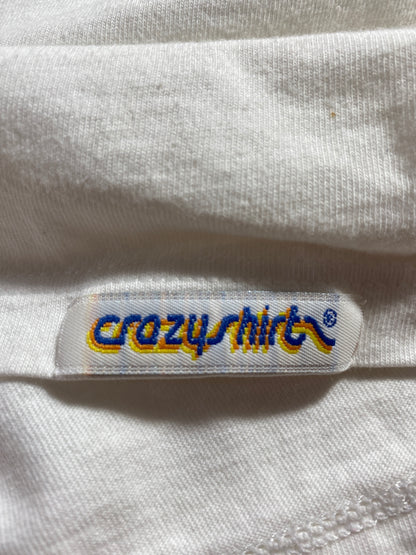 VINTAGE CRAZY SHIRT SURF THE NET MADE IN USA Size L Vintage T-Shirts / K1467