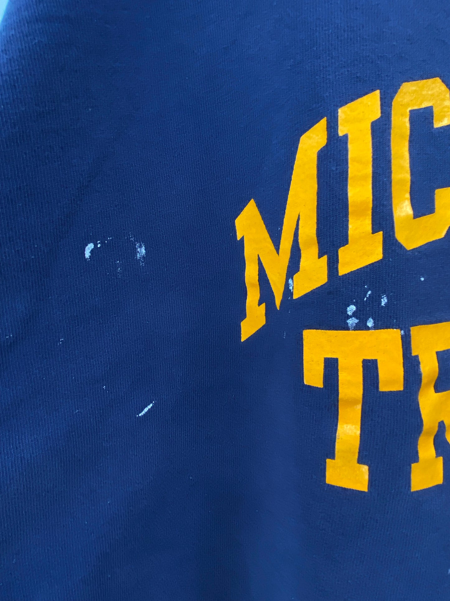 90’s NIKE MICHIGAN TRACK Size XXL Vintage College Sweat shirt / K8350