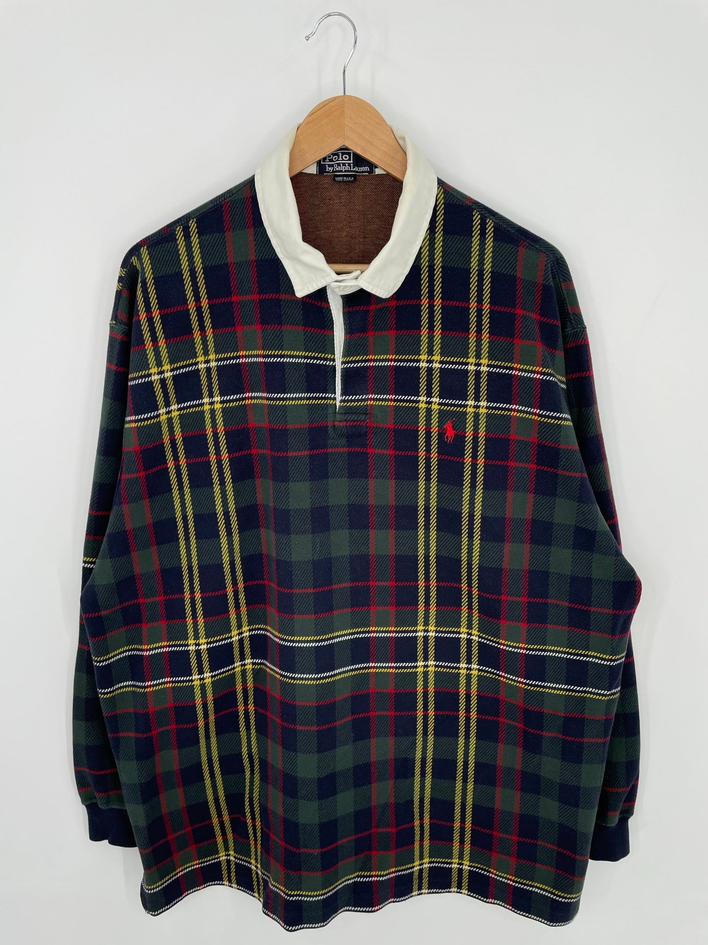 90's POLO RALPH LAUREN Size XL Vintage Rugby-Shirt / A8631