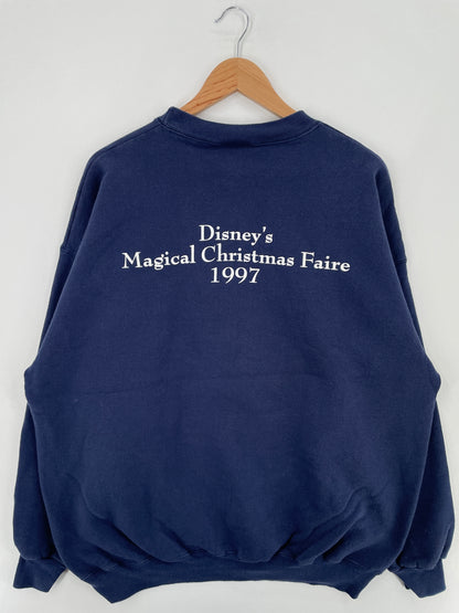 1997 DISNEY MICKEY Size XL Vintage Sweat-shirt / E839