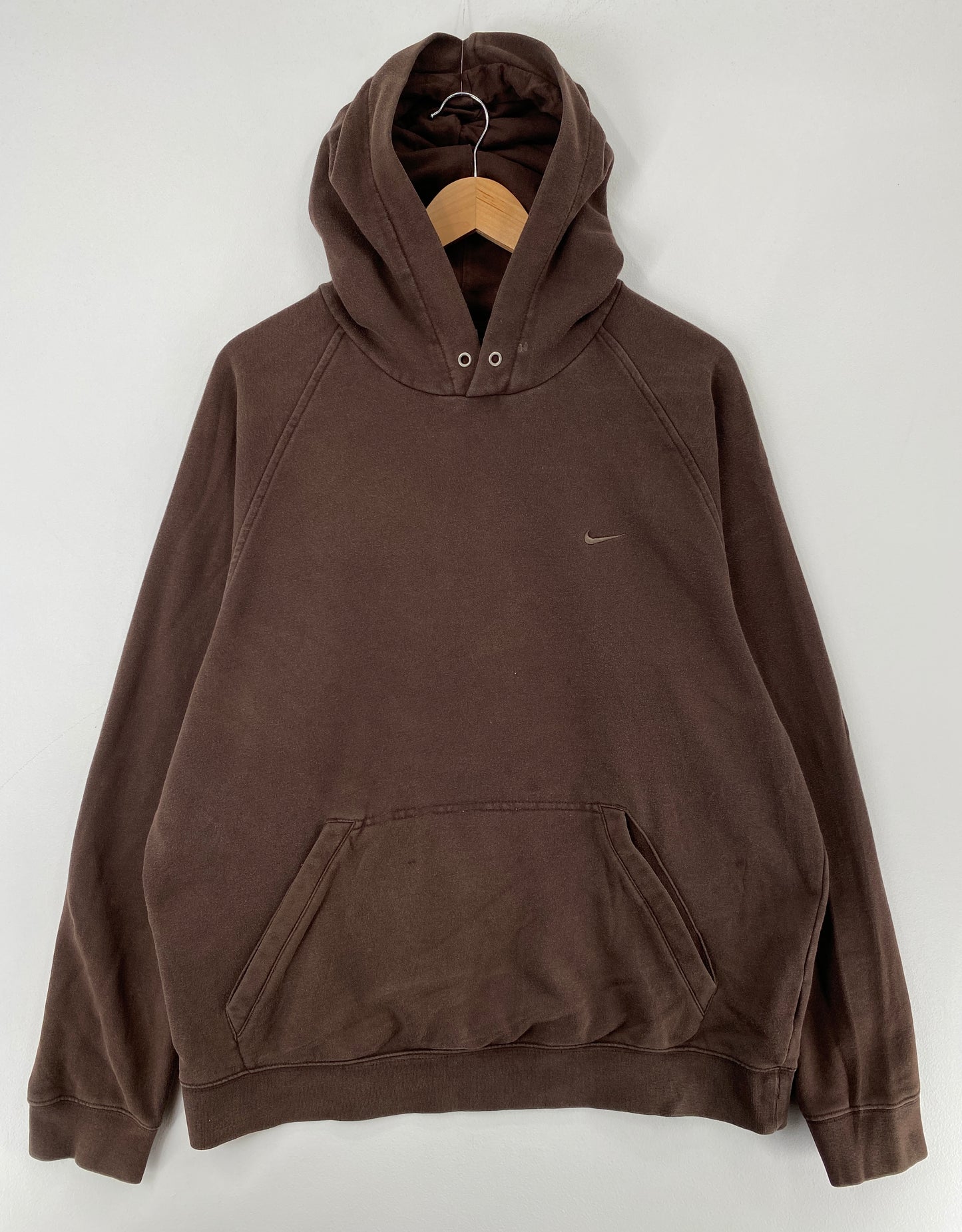 00' NIKE MINI SWOOSH Size L Vintage Hoodie Sweat-shirt / E2813S