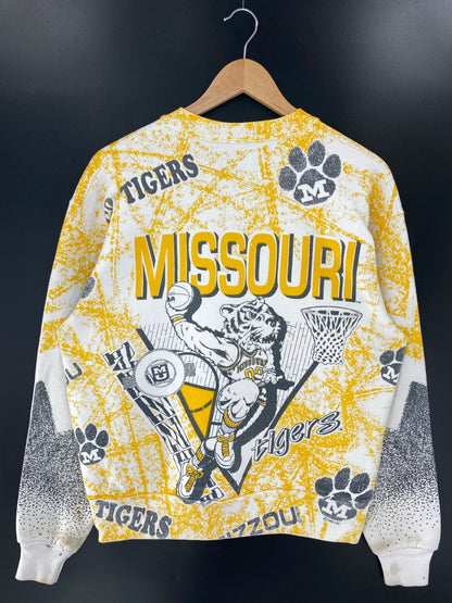 90’s MISSOURI TIGES Size No Tag(approx.M) Vintage College Sweat-Shirts/ K6973