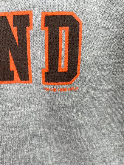 1998 CLEVELAND BROWNS Made in USA Size XL Vintage NFL Sweat-Shirt / A9464