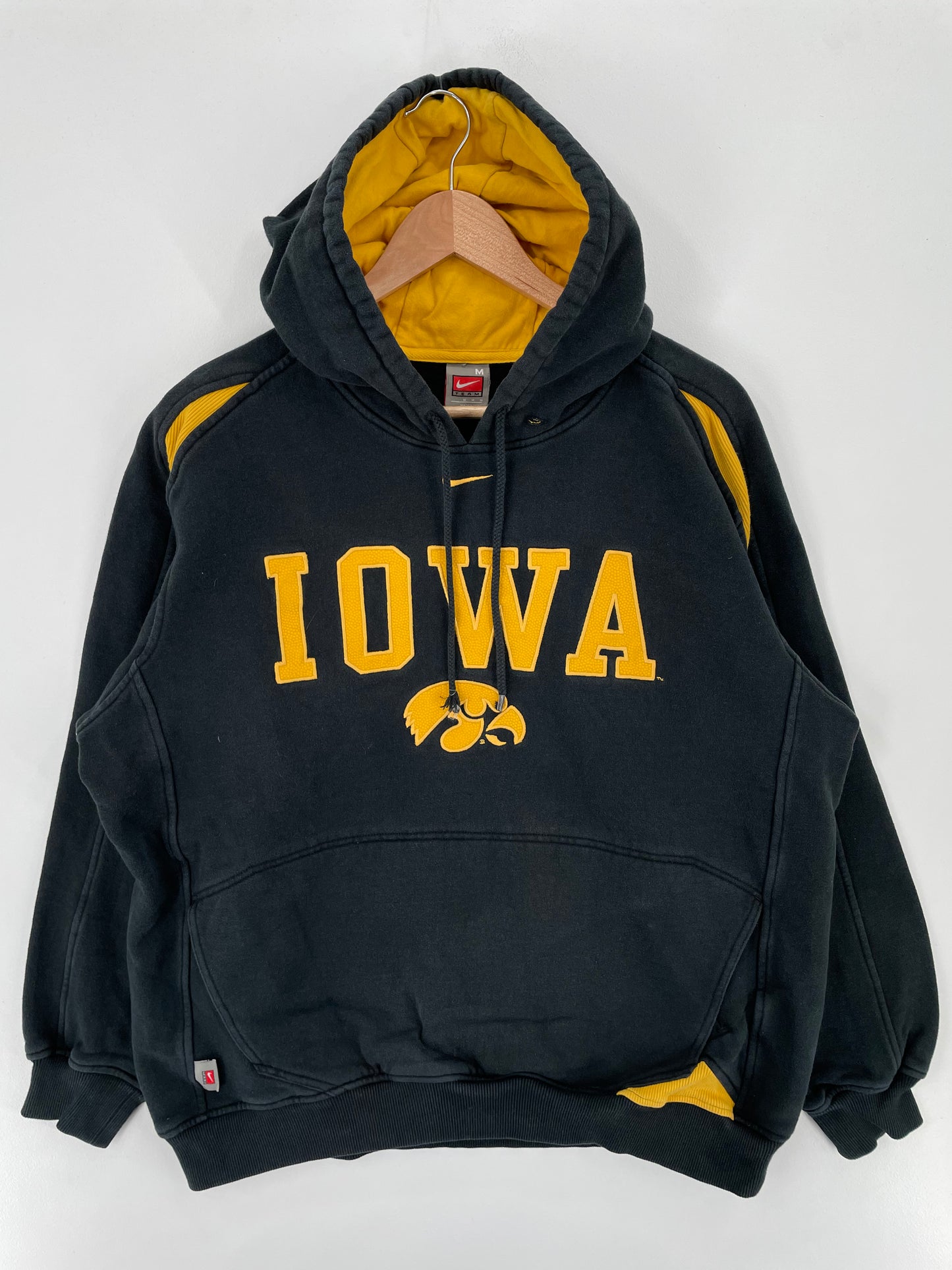 00' NIKE IOWA Size M College Hoodie Sweat-Shirt / A2173