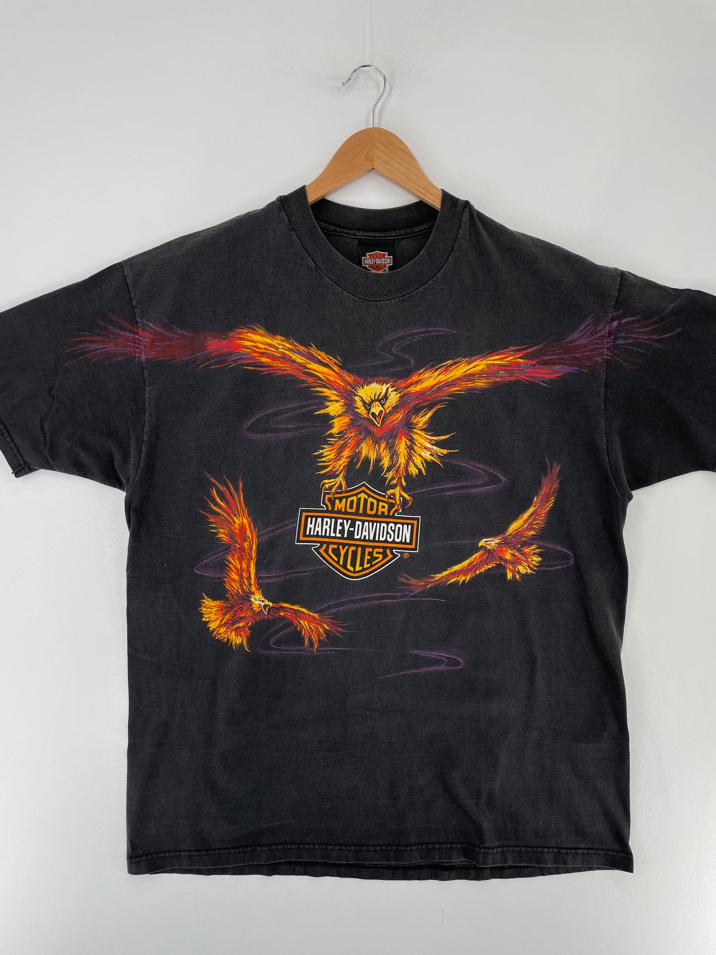 90's HARLEY DAVIDSON Made in USA Size XL Vintage T-shirt / E6530T