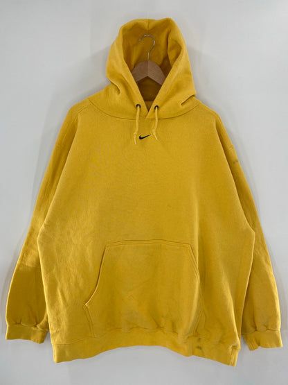 90's NIKE CENTER SWOOSH Made in USA Size XXL Vintage Hoodie Sweat-shirt / k5683