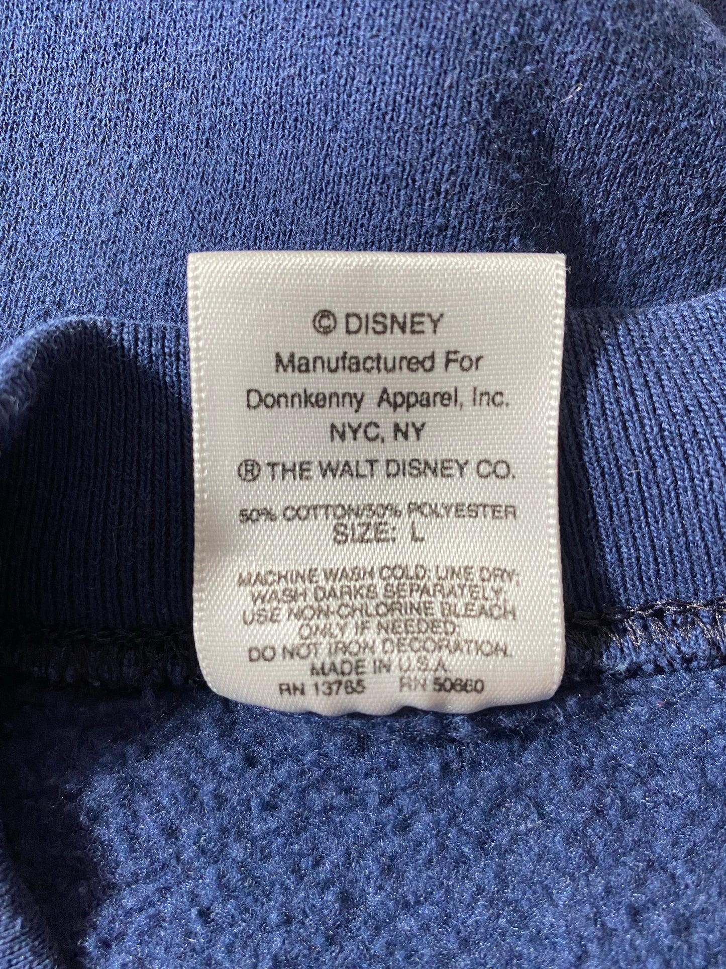 90’s DISNEY MINNIE Made in USA Size L Vintage Sweat-shirt / K5099