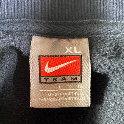 00' NIKE MINI SWOOSH Size XL Vintage Half Zip Sweat Shirts / A7256
