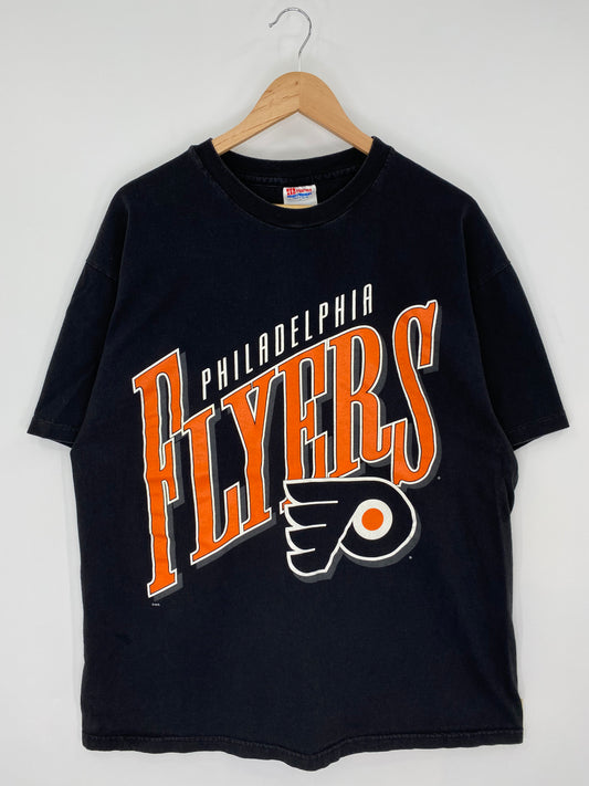 90's PHILADELPHIA FLYERS Size XL Vintage NHL T-shirt / A172