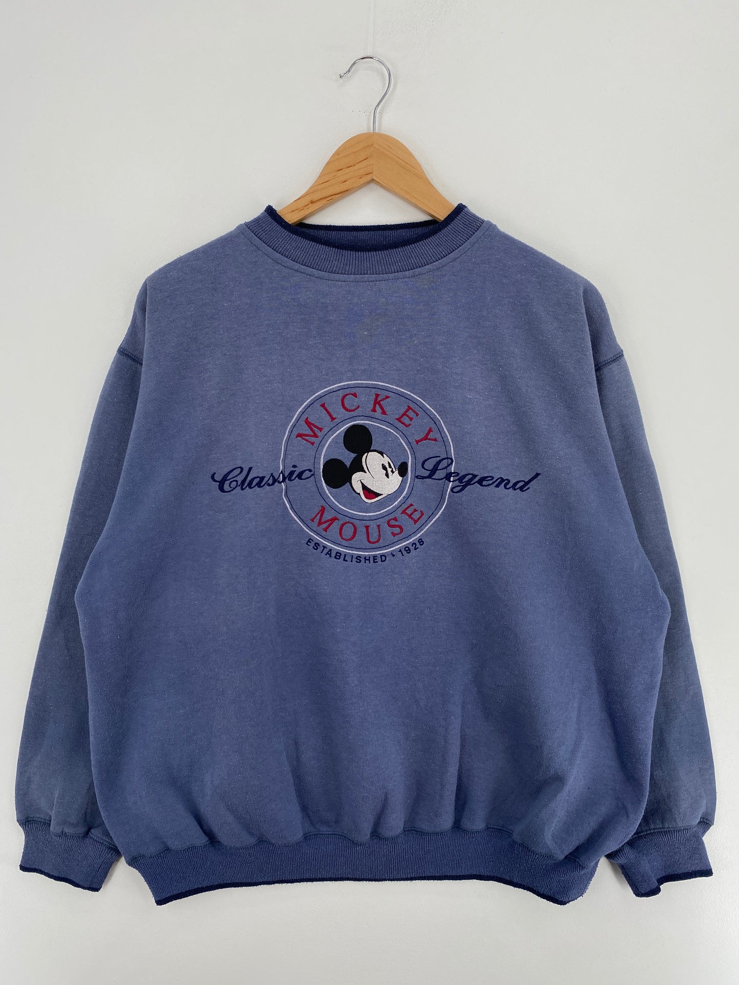 90's DISNEY MICKEY Size (Approx.XL) Vintage Sweat-shirt / A5206