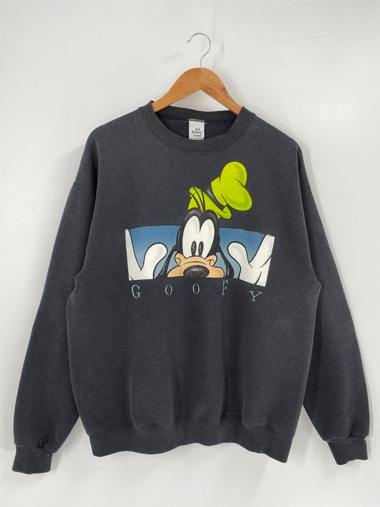 00' DISNEY GOOFY Size L Vintage Sweat-shirt / K4714