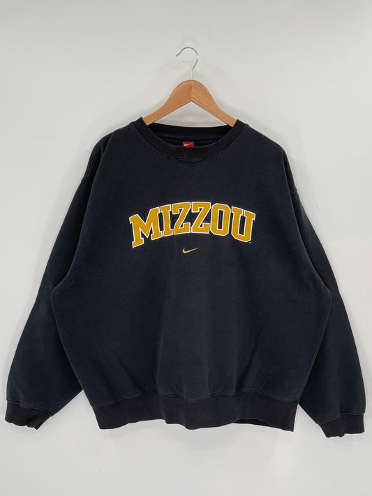 00' NIKE MIZOU Size XL Vintage College Sweat-shirt / K8687