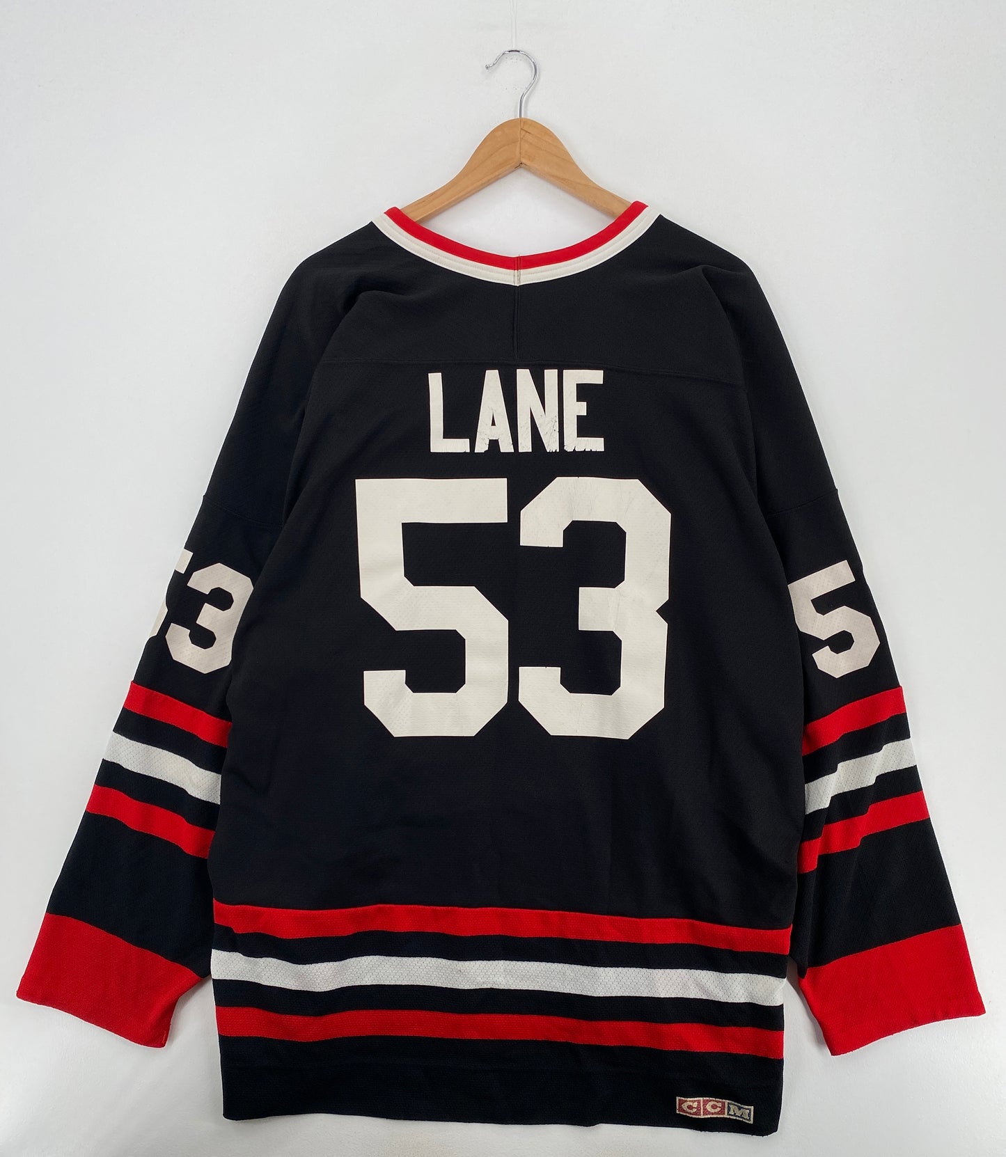 Vintage WHARTON x TAZ Size XXL Vintage NHL Hockey Game Shirt / A6151