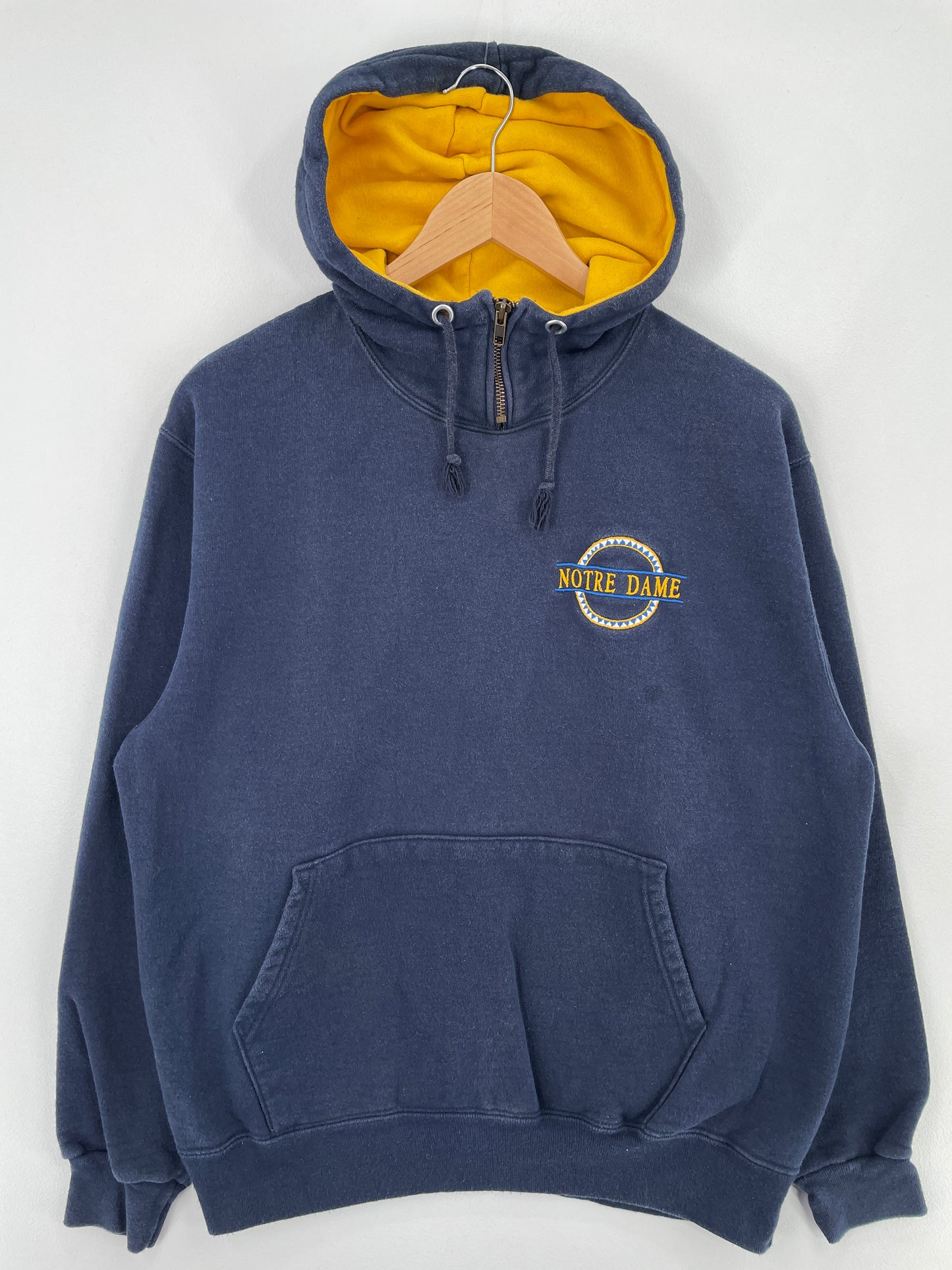 90's CHAMPION x NOTRE DAME Made in USA Size XL Vintage College Hoodie Sweat-shirt / E1342S
