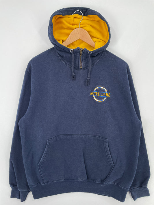 90's CHAMPION x NOTRE DAME Made in USA Size XL Vintage College Hoodie Sweat-shirt / E1342S