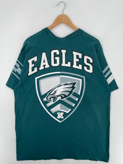 90's PHILADELPHIA EAGLES Made in USA Size XL Vintage NFL T-Shirt / E2421T