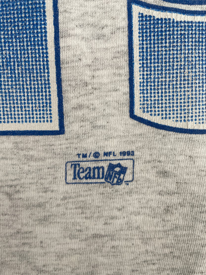 1993 SALEM x NEW YORK GIANTS Made in USA Size XL Vintage NFL T-Shirt / E2881T
