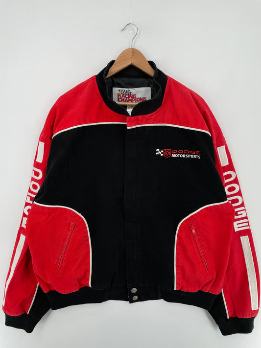 Vintage DODGE MOTORSPORTS Size XL Racing Jacket / E607