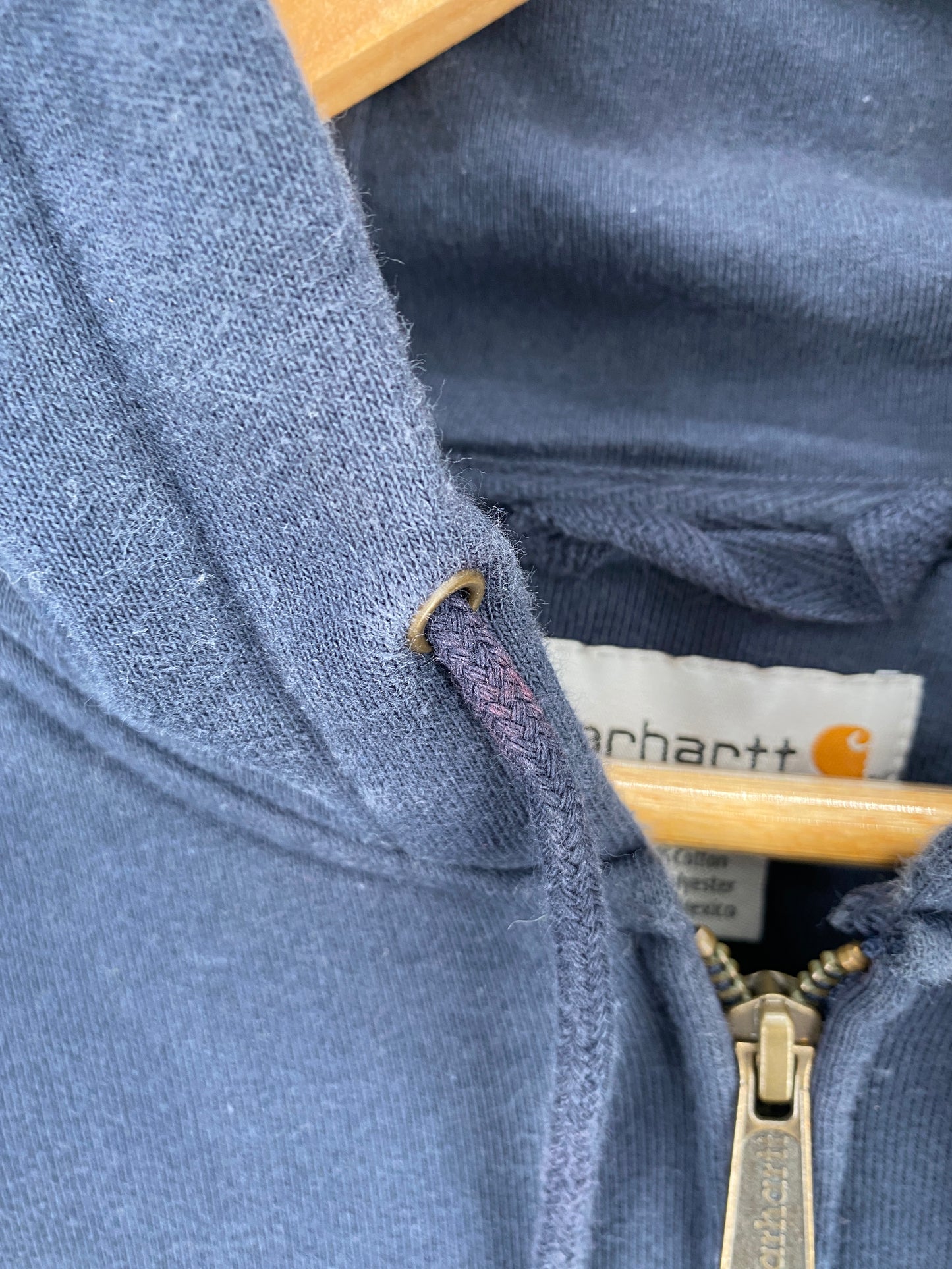 Vintage CARHARTT Size XL Zip-Up Hoodie Sweat-Shirt / A5485