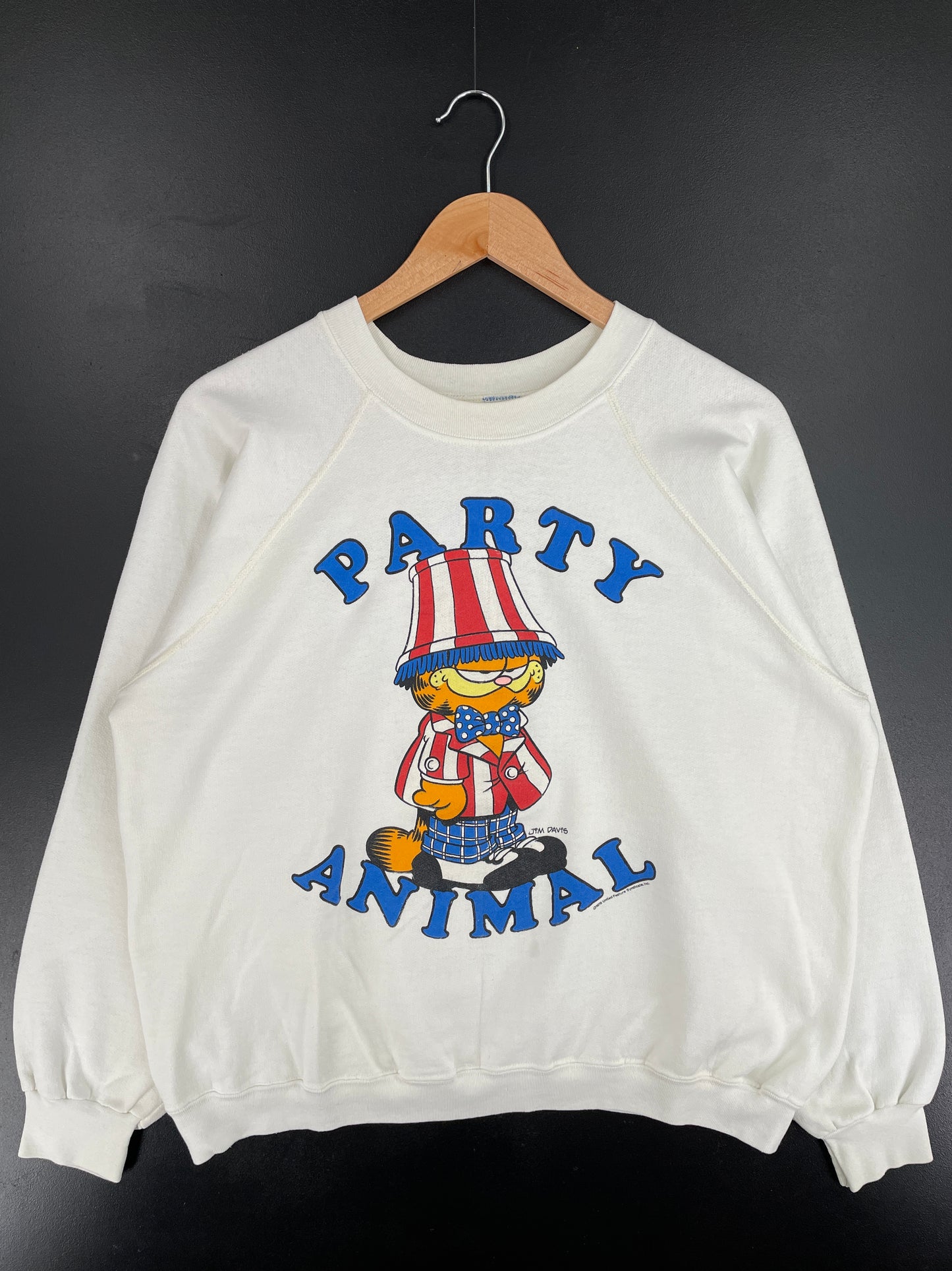 80’s GARFILD Size Approx.L Sweat-Shirt / E3579S