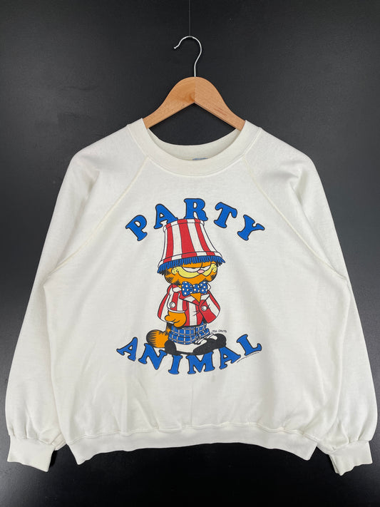 80’s GARFILD Size Approx.L Sweat-Shirt / E3579S
