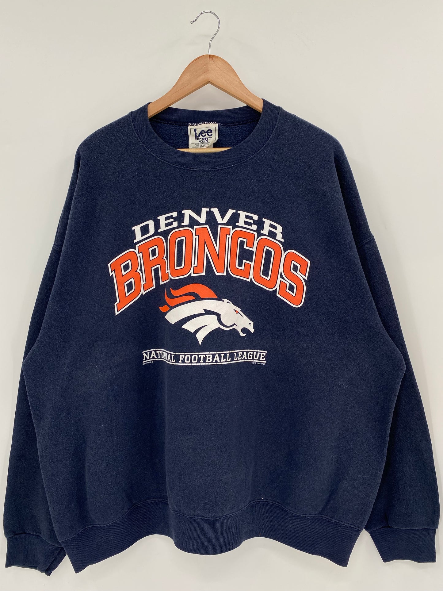 1998 DENVER BRONCOS Size XXL Vintage NFL Sweat-shirt / K6636