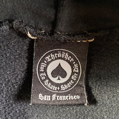 Vintage THRASHER Size L Hoodie Sweat-Shirts / A8130