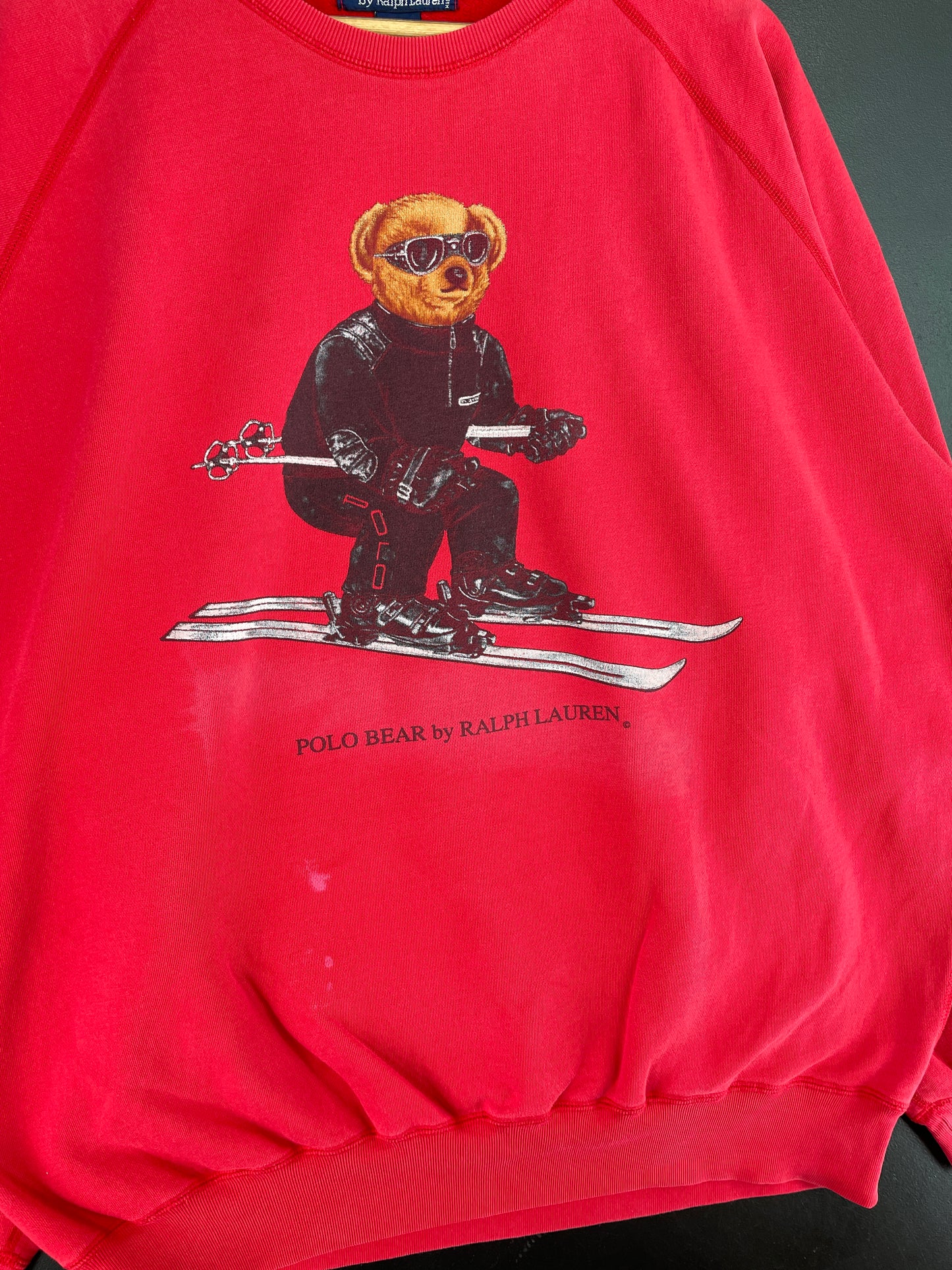 90's POLO BEAR RALPH LAUREN Size XL Vintage Sweat-shirt / E200