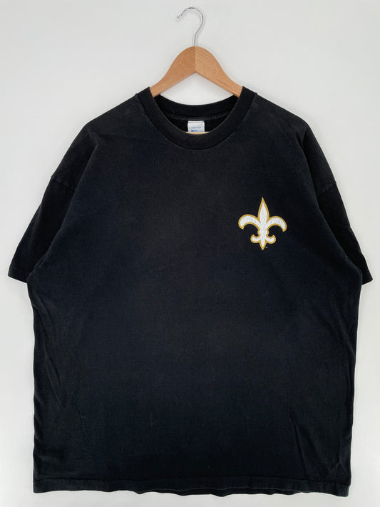 1995 SALEM x NEW ORLINS SAINTS Made in USA Size XXL Vintage NFL T-Shirt / A2228