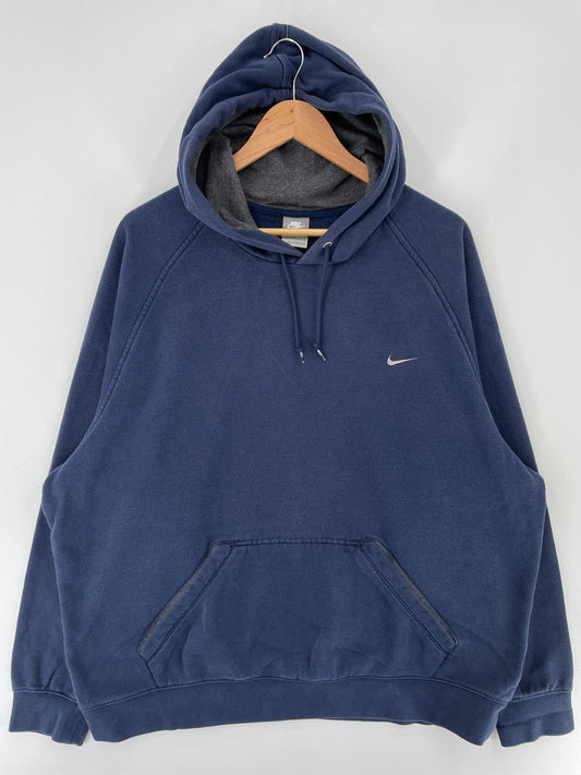 00' NIKE MINI SWOOSH Size XL Vintage Hoodie Sweat-shirt / E6548S