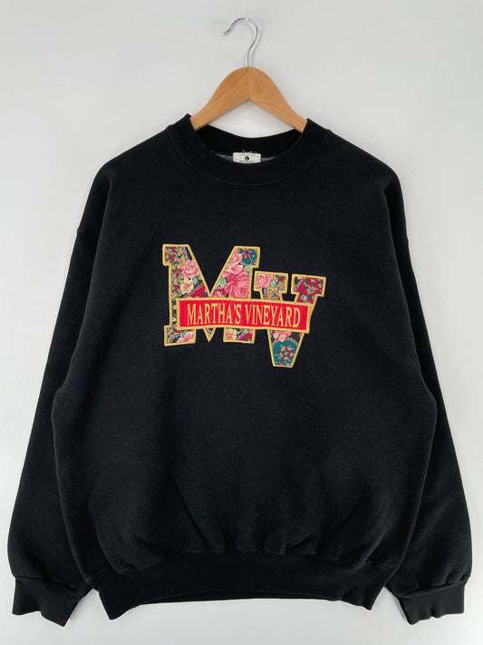 90's MARTHA'S VINEYARD Made in USA Size L Vintage Sweat-Shirt / E6336S