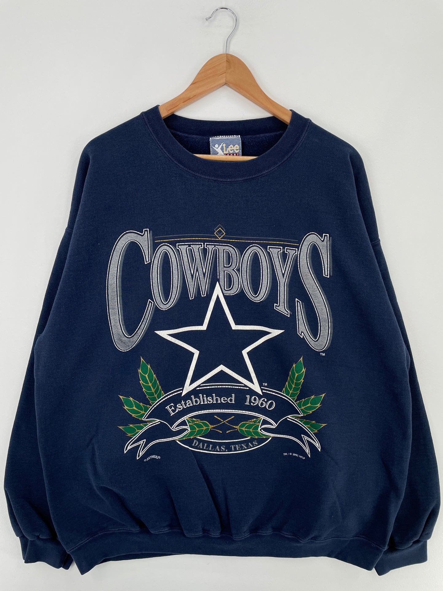 1995 DALLAS COWBOYS Made in USA Size XL Vintage NFL Sweat-Shirt / E1516S