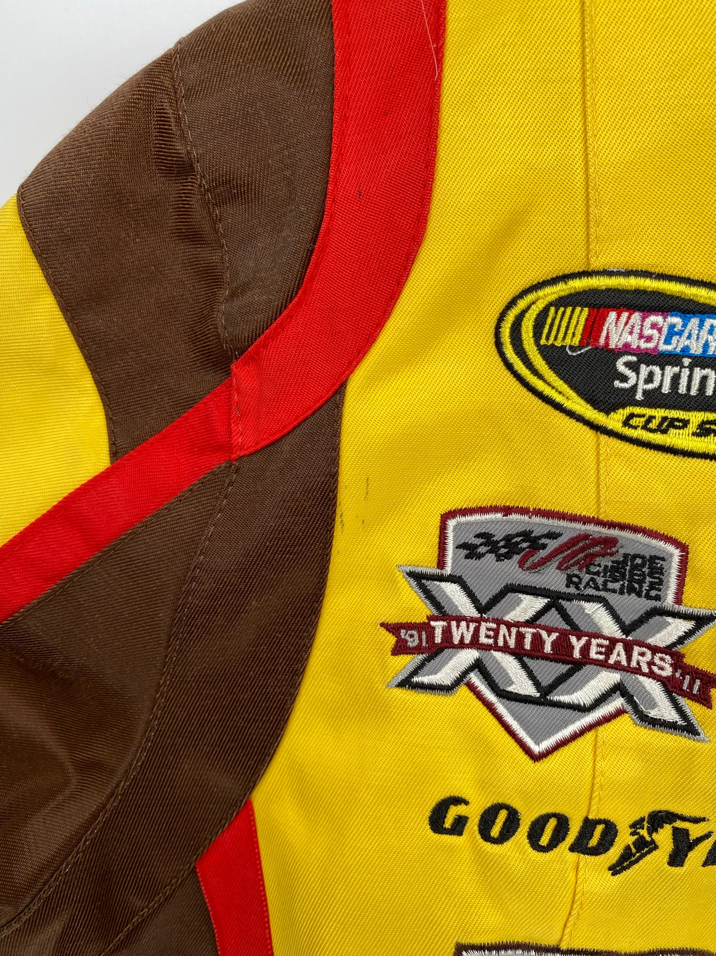 Vintage NASCAR M&M'S KYLEBUSCH Size Ladies XL Racing Jacket/ K6683