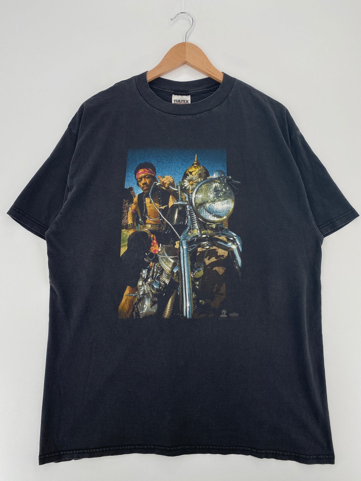 90's JIMI HENDRIX Size XL Vintage Music T-Shirt / A3511