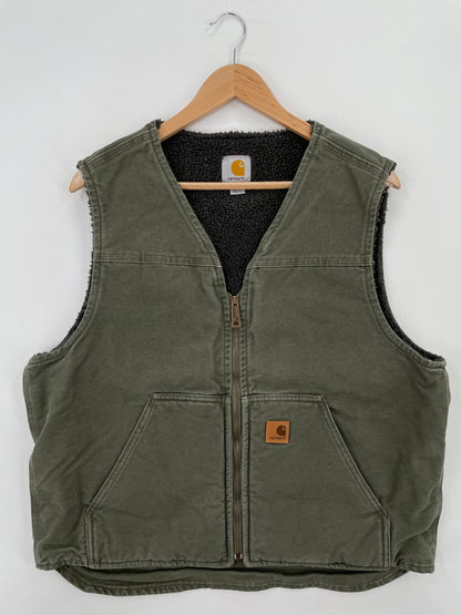 Vintage CARHARTT Size L Duck Vest / A7294