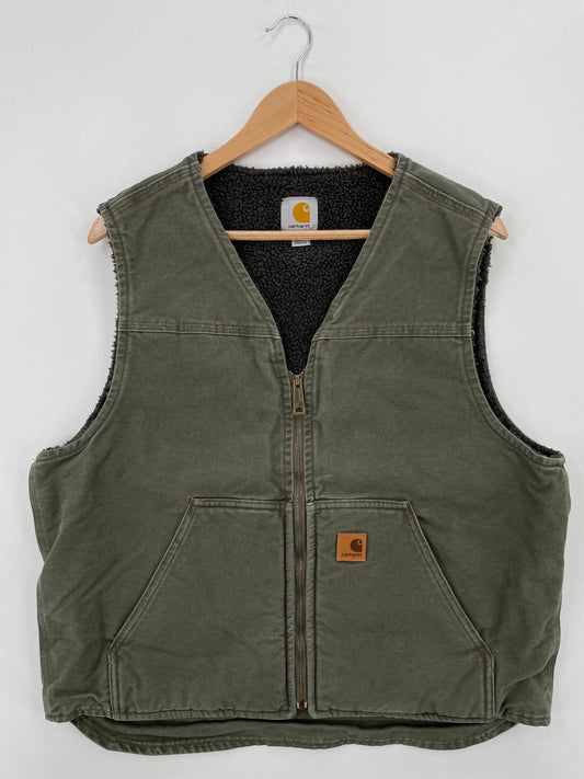 Vintage CARHARTT Size L Duck Vest / A7294