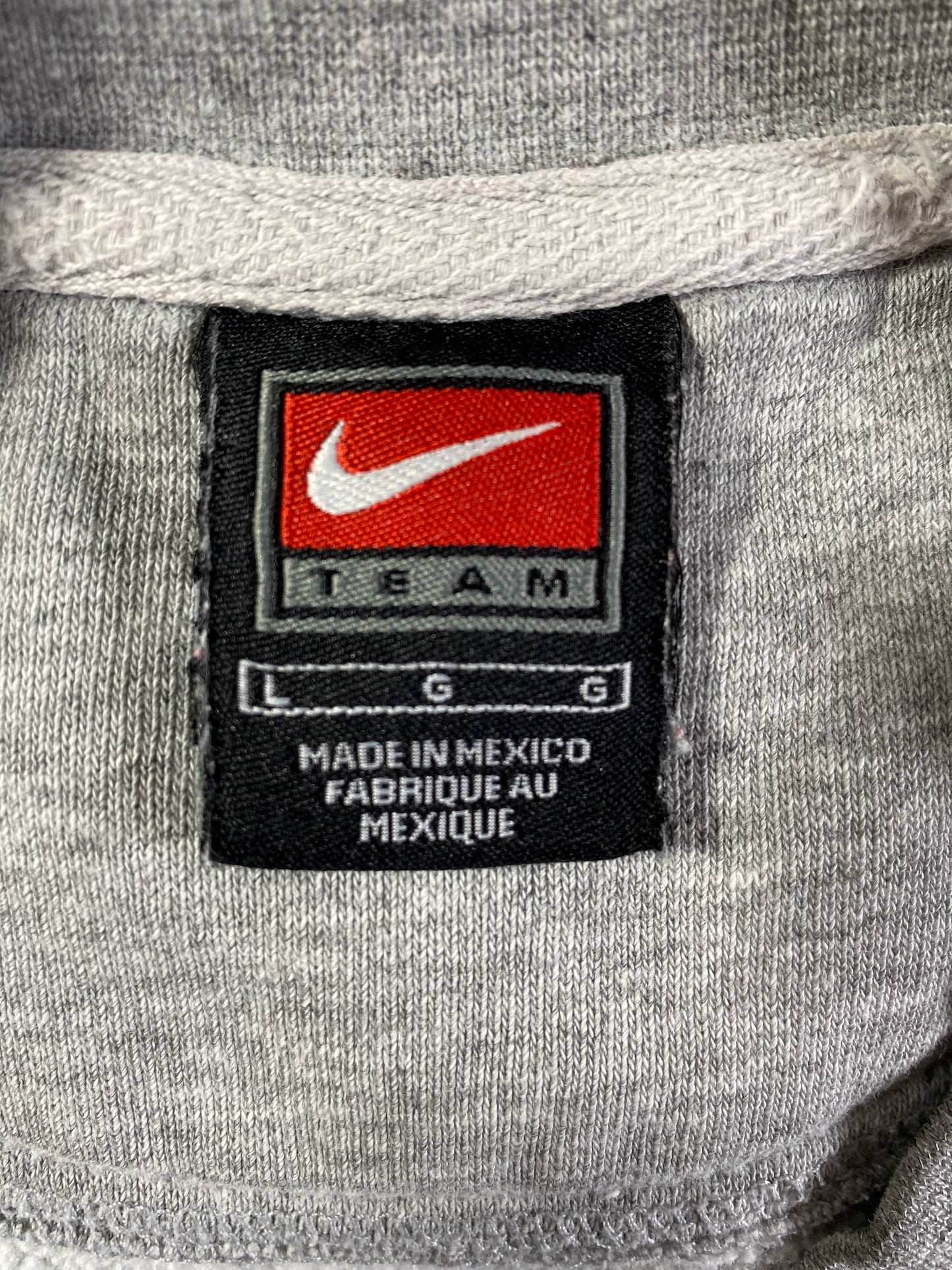 00' NIKE NEBRASKA Size L Vintage College Sweat-Shirt / A6381