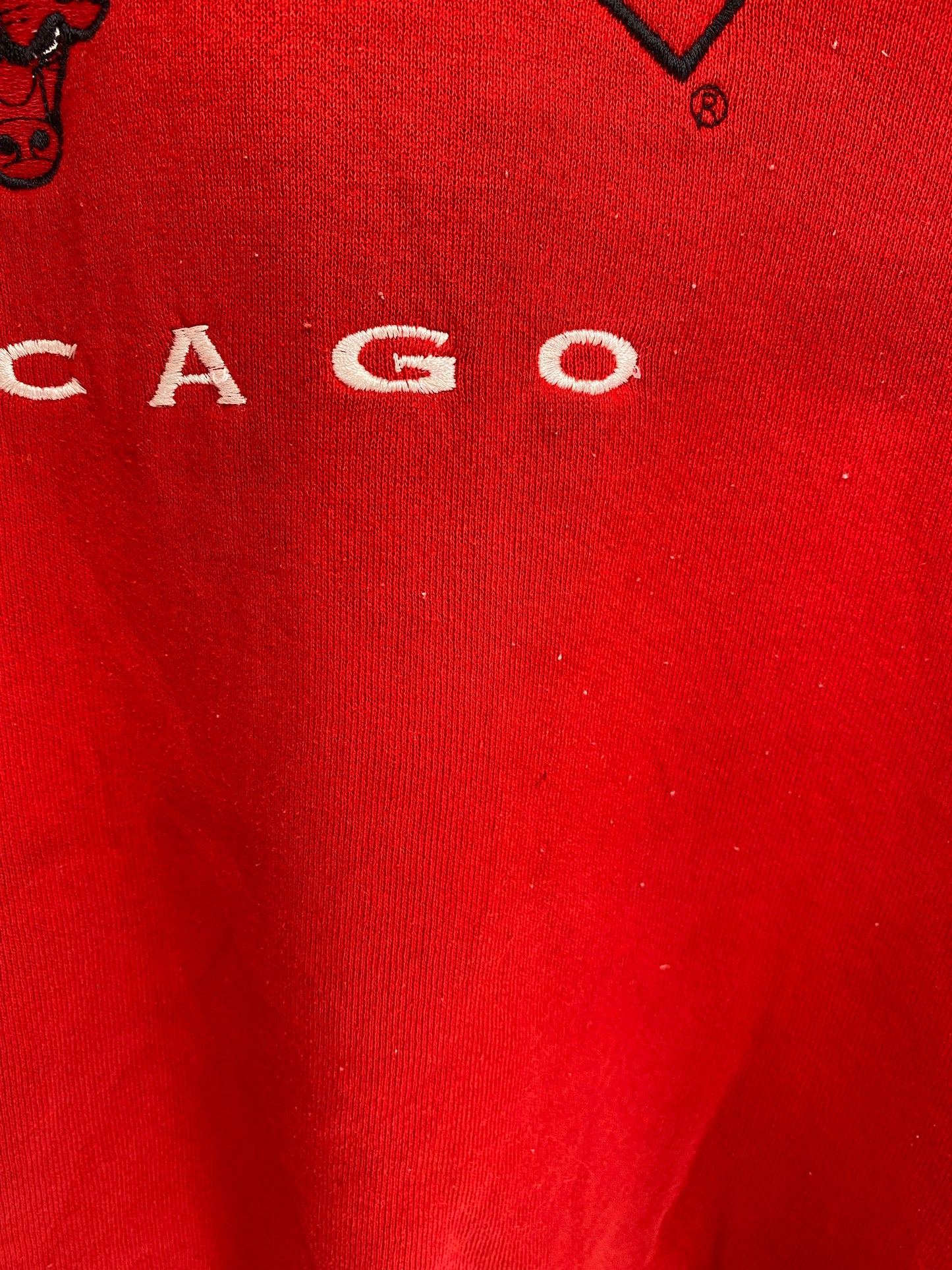 90’s CHICAGO BULLS Made in USA Size L Vintage NBA Sweat shirt / K4697