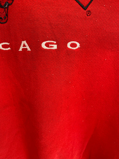 90’s CHICAGO BULLS Made in USA Size L Vintage NBA Sweat shirt / K4697