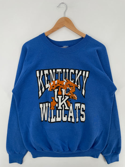 Vintage UNIVERSITY OF KENTUCKY WILDCATS Size Approx.L-XL Vintage College Sweat-shirt / E2899S