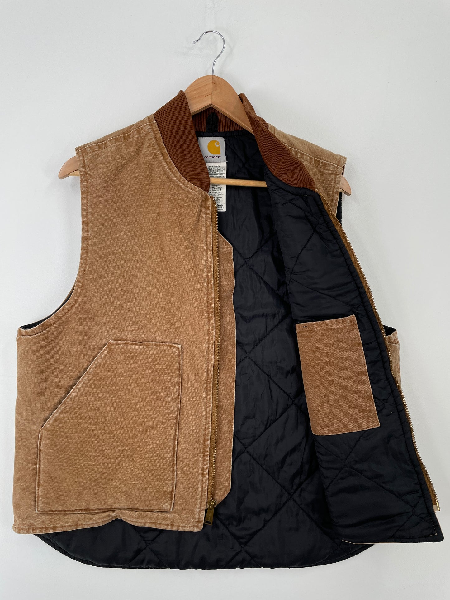 Vintage CARHARTT Size L Duck Vest / A9490